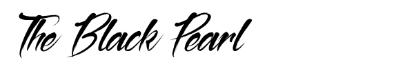 The Black Pearl font preview